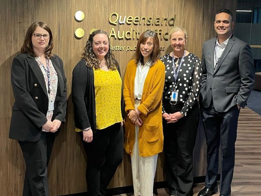 OAGBC staff visit the Queensland Audit Office in Australia