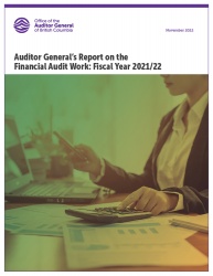 Report on the Financial Audit Work: Fiscal Year 2021/22