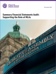 Summary Financial Statements Audit: Supporting the Role of MLAs